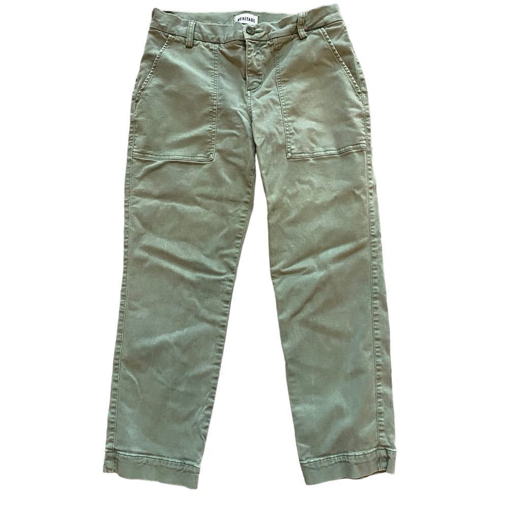 MERITAGE Green Ankle Pants Size 8